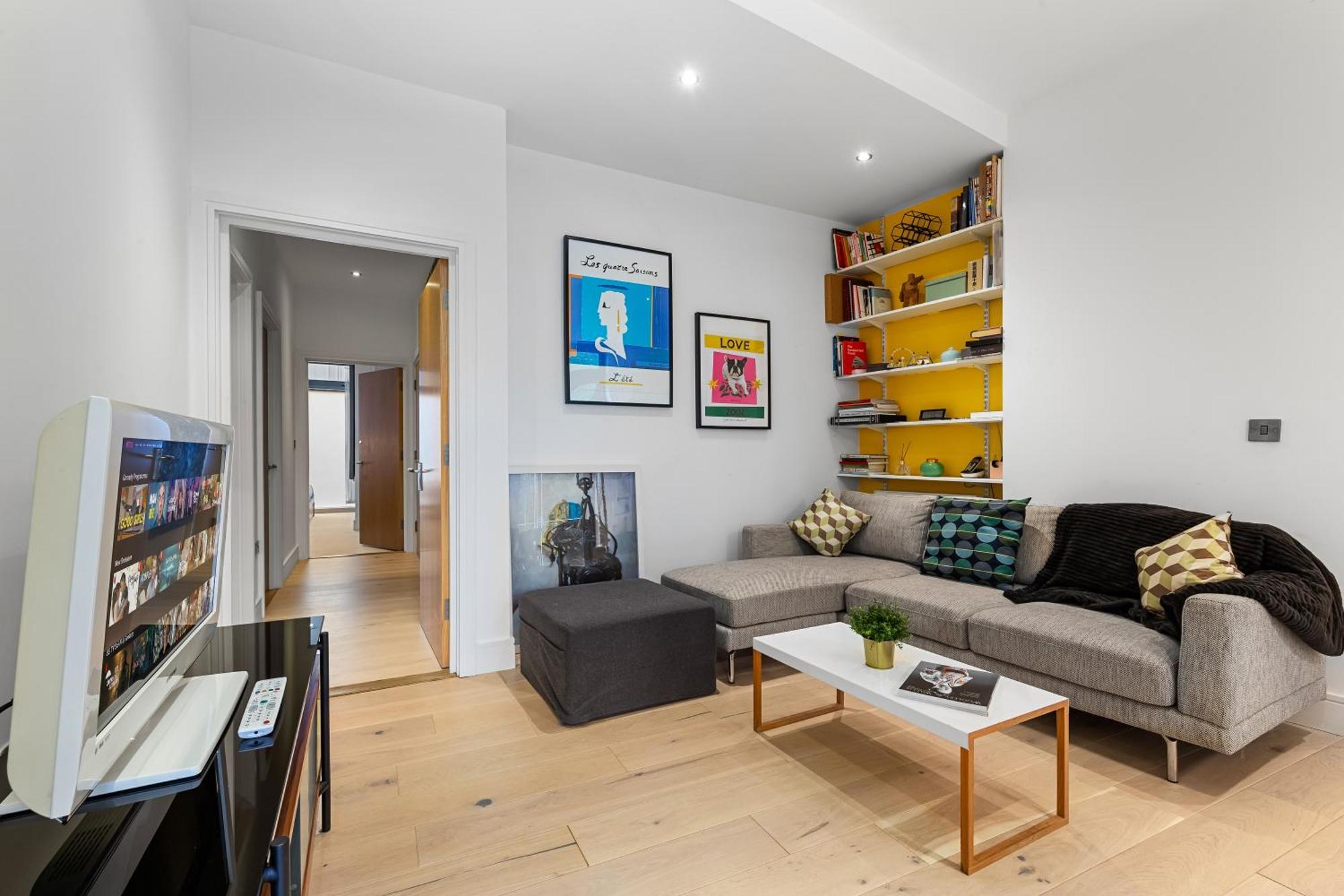 לונדון Trendy 2 Bed Flat In Greenwich With Car Parking מראה חיצוני תמונה