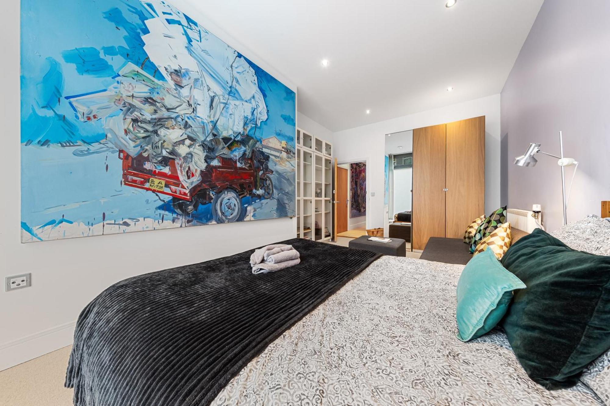 לונדון Trendy 2 Bed Flat In Greenwich With Car Parking מראה חיצוני תמונה
