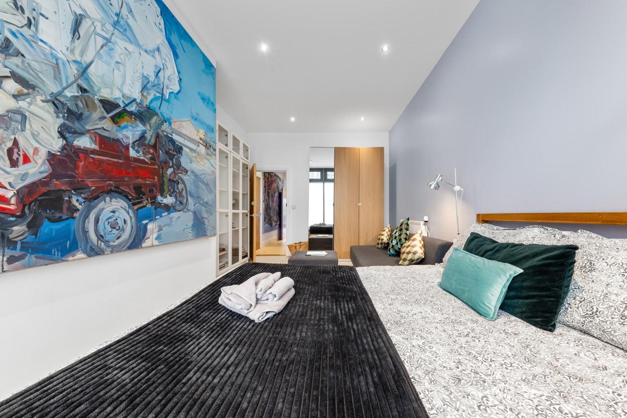 לונדון Trendy 2 Bed Flat In Greenwich With Car Parking מראה חיצוני תמונה